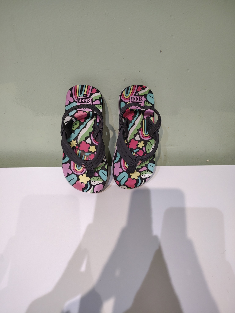 REEF Kids' Floral Multi-Color Flip Flop Sandals